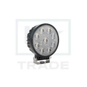 36W(3600Lm) 12-24V 36LED darba lukturis, IP68, apaļš, 110/132/47 mm, auksti balta gaisma 6000K